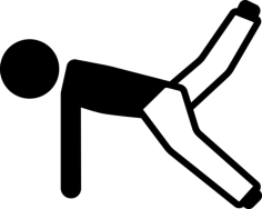 Boy On Floor Stretching Leg Outline Svg Vector, Free Vectors File